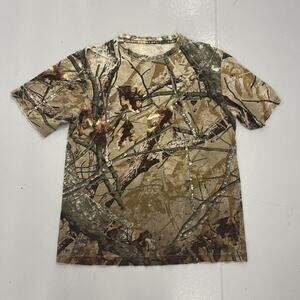 Vintage Y2k Realtree Distressed Camo Blank T-Shirt
